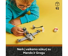 LEGO® Star Wars Mando ir Grogu kovos erdvėlaivis N-1 (75410)