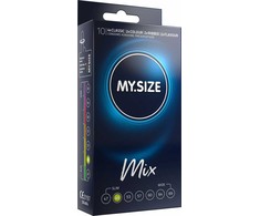 My Size Mix MY.SIZE Mix 49mm Assorted Condoms 10-Pack - Ultra-Thin, Vegan, Variety Set