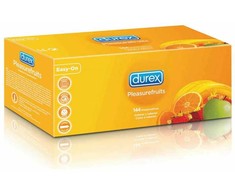 Durex Pleasure Fruits Condoms 144 pcs - Colorful, Flavored, Easy-On Design