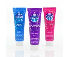 Skins Vital Lubricant Sample Tubes Set 3x12ml - Vanduo &amp; Silicone Based