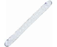 Doc Johnson Crystal Jellies Double Model 18" Flexible Transparent 45cm