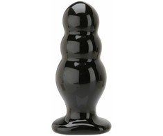 Doc Johnson TitanMen Master Tool #4 Large Graduated Plug 16.5 cm Juodas