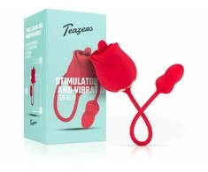 Teazers Rose Vibrator ir Clitoris Stimulator