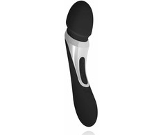 Sway Vibes Dual-Ended Wand Massager Juodas Rechargeable Atsparus vandeniui