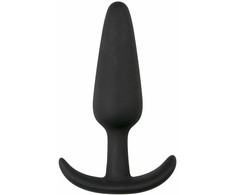 EasyToys Silicone Plug S Juodas - Compact Flexible Intimate Priedas