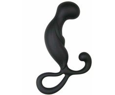 Nexus Revo Curved Prostate Massager Juodas - Ergonomic Silicone Device