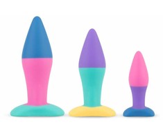 Pmv20 Koda Silicone Anal Training Set 3 Sizes Colorful Design