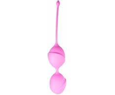 Pink Rožinė EasyToys Rožinė Duo Silicone Pelvic Muscle Training Balls 3.5 cm
