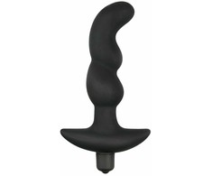 EasyToys Silicone Prostate Massager Juodas Ergonomic Design