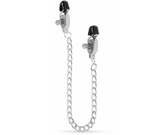 Easytoys Dideli platūs spaustukai bdsm bondage spenelių spaustukai