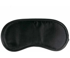 Easytoys Rimba Juodas Satin Soft Eye Mask - Comfort Fit Blindfold