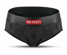 No-Parts Robin Adjustable Strap-On Harness M - Ergonomic, Juodas