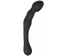 EasyToys Anal Explorer Silicone Juodas Flexible Probe 16 cm
