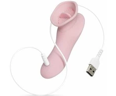 Pink Rožinė Clitoral Stimulator With Thong - Rožinė