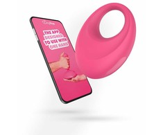 EasyConnect Leo App-Controlled Vibrating Silicone Fitness Ring Juodas
