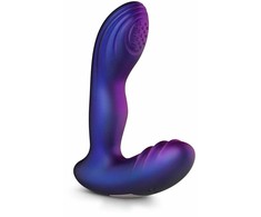 Hueman Tapping Plug Silicone Rechargeable 10 Modes Juodas-Violetinė