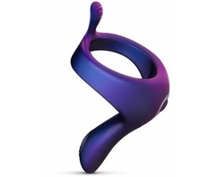 Blue Mėlyna Hueman Vibrating Intimate Ring Mėlyna Silicone 10-Mode Rechargeable