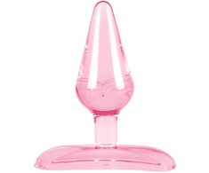 Sinner Gear Rožinė Butterfly Mini Plug with Suction Base, 7 cm, TPE