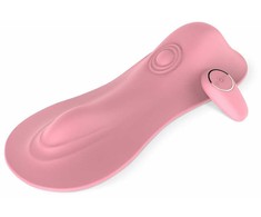 Pink Rožinė Vibe Pad Rožinė by Dream Toys - Dual Tapping &amp; Vibrating Intimate Device