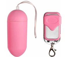 Pink Rožinė EasyToys Rožinė Wireless Vibrating Egg - 10-Mode Remote Control System