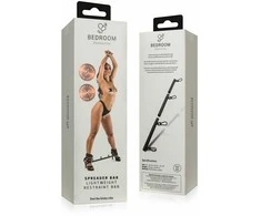 Ouch! Adjustable Spreader Bar Juodas - Anodized Aluminum, 41-62 cm
