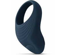 Boners Vibrating Ring with 10-Mode Stimulation System, Juodas, Flexible
