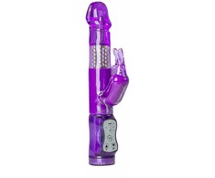 Easytoys Rabbit Vibrator Violetinė - 12 Modes, Atsparus vandeniui Silicone Design