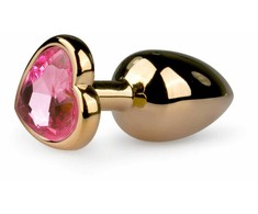 Diogol Aliuminio Heart Jewel Plug Small Sidabrinis Temperature Play