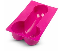 Pink Rožinė You2Toys Silicone Fun Baking Mold Novelty Shape Flexible Rožinė