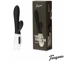 Teazers Rabbit Series Rechargeable Silicone Intimate Device Juodas