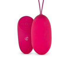 Pink Rožinė Easytoys XL Wireless Vibrating Egg Rožinė - Remote, Atsparus vandeniui, Silicone