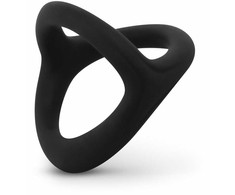 Sinner Gear Flexible Silicone Dual Ring Anatomical Juodas 8719934004320