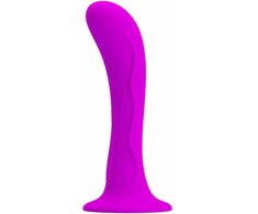 Pretty Love Silikoninis analinis kištukas su siurbtuku, unisex kamščiu