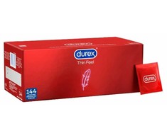 Durex Thin Feel Ultra Thin Condoms 144-Pack, Extra Sensitive, 52mm