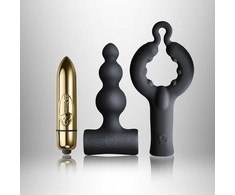 Rocks Off Silhouette Be Mine Set - Multi-Element Vibrating Intimate Kit for Couples