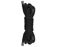 Ouch By Shots Japanese Mini Rope - 1,5m - Juodas