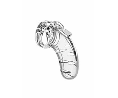 Mancage Man Cage Model 03 Polycarbonate Chastity System, 11.5 cm, Juodas