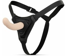 Sinner Gear Strap-On Silicone Model with Adjustable Harness, Curved Design