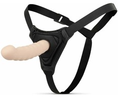 EasyToys Silicone Intimate Machine with Adjustable Harness Juodas 13cm