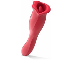 Pink Rožinė Teazers Dual-Action Intimate Device with Licking Function, Rožinė