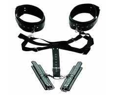 Xr Brands Master Series Adjustable Thigh and Wrist Positioning Harness Juodas