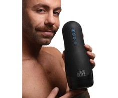 XR Brands The Auto Milker Juodas - Automatic Suction &amp; Heating Device