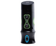 XR Brands Beat It Rechargeable Rotating Stimulation Device Juodas