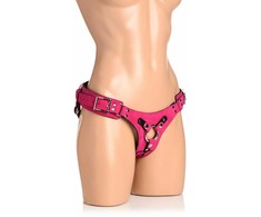 Xr Brands Bodice Deluxe Leather Harness Violetinė - Adjustable Corset System