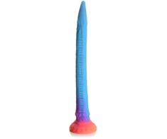 XR Brands Makara Silicone Snake Glow-in-the-Dark Model 40cm Multicolor