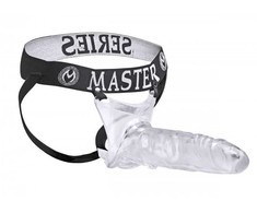 XR Brands Grand Mamba XL Intimate Extension Jock Transparent 24 cm