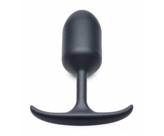 XR Brands Heavy Hitter Weighted Silicone Plug Extra Large Juodas