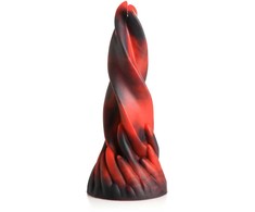 Xr Brands Hell Kiss Silicone Intimate Tongue Machine Raudona 21 cm Premium Material