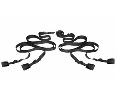 XR Brands Hold Me Bed Bondage Set Juodas - Adjustable Restraint System