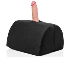 XR Brands Love Toy Cushion Juodas - Ergonomic High-Density Foam Support